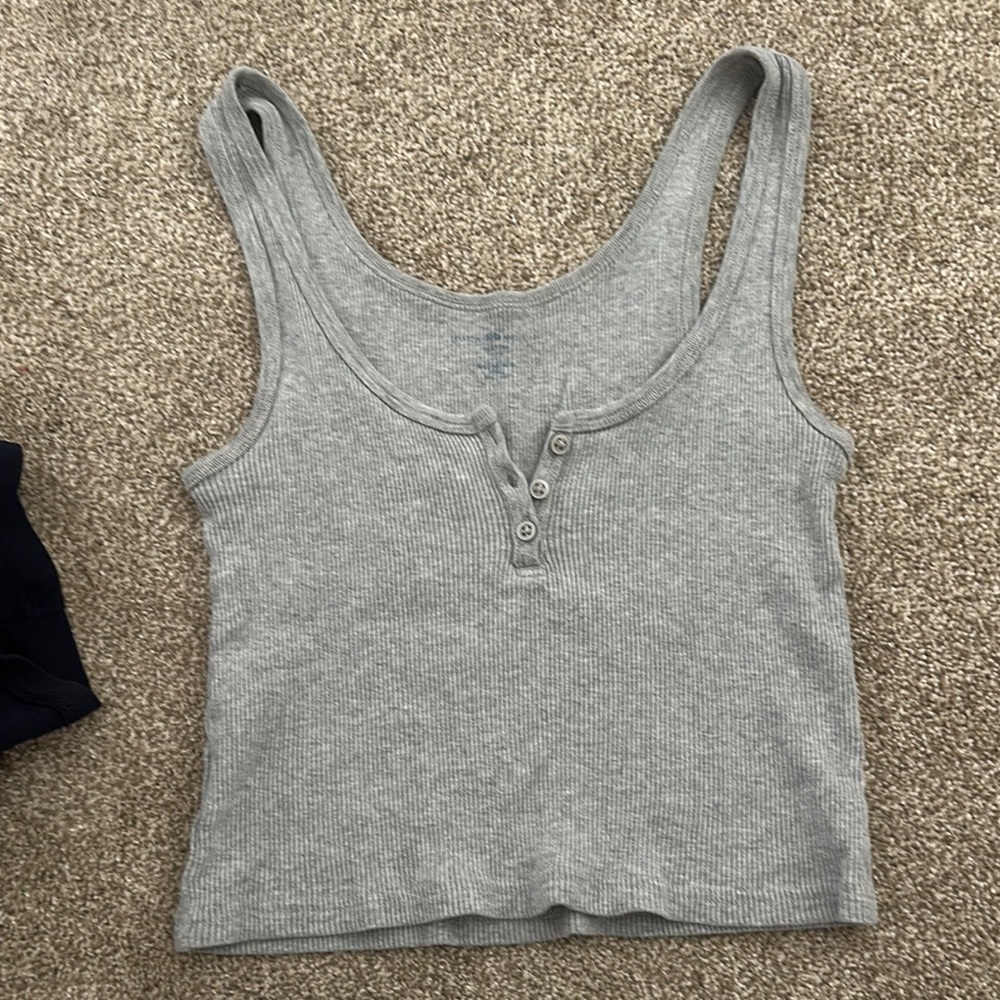 Brandy Melville gray tank top